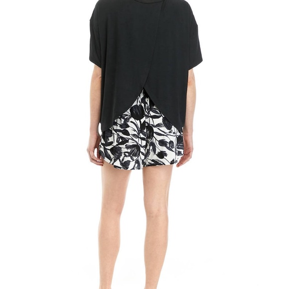 NWT Women’s Tulip Black and White Short Pajama Set Size Medium - Picture 2 of 7